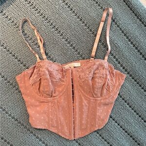 Revolve | More To Come pink Breanna Bustier Top XS